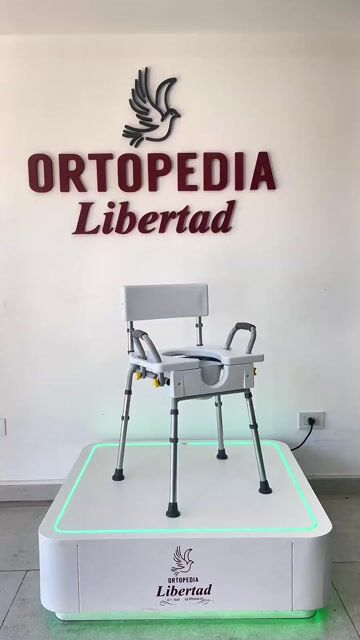 Video de Silla Para Ducha Inodoro De Aluminio Regulable Con Respaldo Y Asiento En U