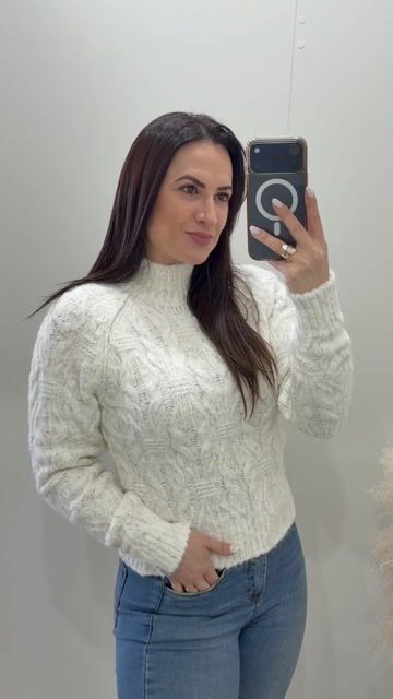 Video de BLUSA BIAMAR GOLA REDONDA 12109 - OFF-WHITE