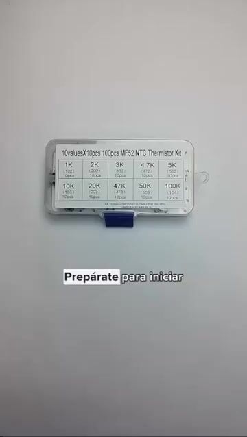 Video de Kit 100 Termistores Ntc 10 Valores Termistor 1k A 100k Caja