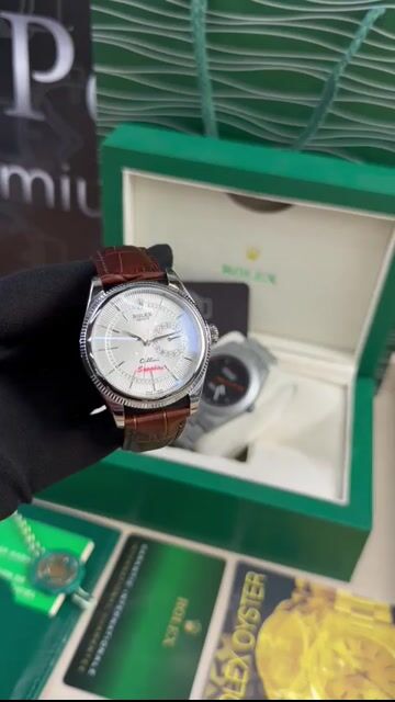Video de Cellini 40mm - AÇO/MOSTRADOR BRANCO - COURO