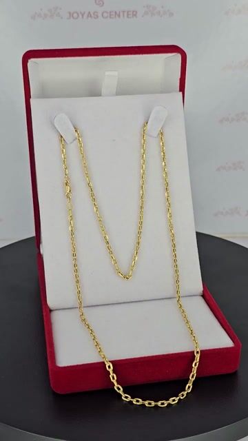 Video de Cadena Collar Oro 18k Forcet Corto De 55 Cm Y 6.7 Gr