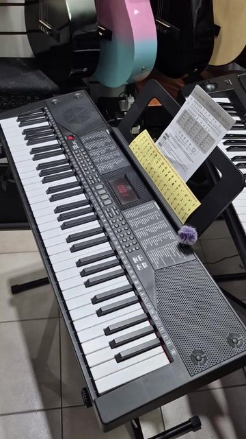 Video de Teclado Organo 61 Teclas Sensitivas Bluethooth Sunset Sk170 + Pie y funda