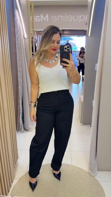 Video de CALÇA JEANS BALOON PRETA