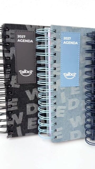 Video de Agenda 2027 Cangini Talbot Denim A5 Diaria Espiral