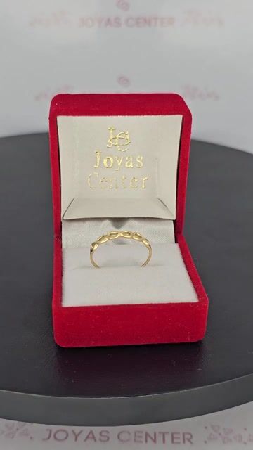 Video de Anillo Infinitos Oro 18k Amarillo Enamorados 1 Gramo C2133