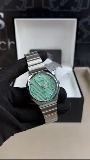 Video de Casio Day-date 36mm - AÇO/MOSTRADOR TIFFANY