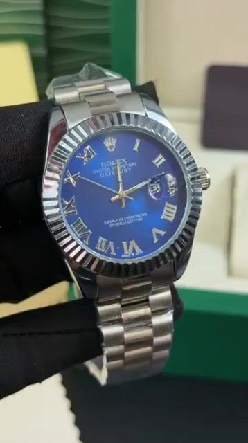 Video de Datejust - 40mm - AÇO/MOSTRADOR AZUL