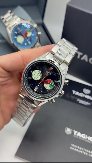 Video de TAG Heuer Carrera 44mm - AÇO/MOSTRADOR PRETO