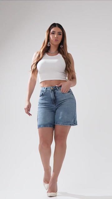 Video de Bermuda Feminina Jorts - 4997