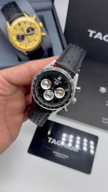 Video de TAG Heuer Porsche 40mm - AÇO/MOSTRADOR PRETO - COURO