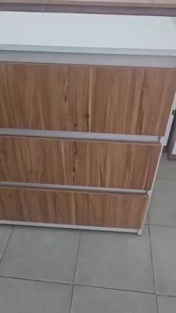 Video de 3011 - 5003 - 5003 - Combo Comoda 90cm + 2 Placares melamina moderno cajonera