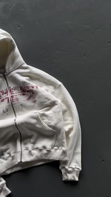 Video de TID OFF WHITE ZIP HOODIE