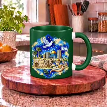 Video de Caneca Porcelana Paz em Jerusalém