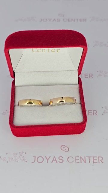 Video de Alianzas Plata Y Oro Rose 4 Milimetros M4d4 Rose