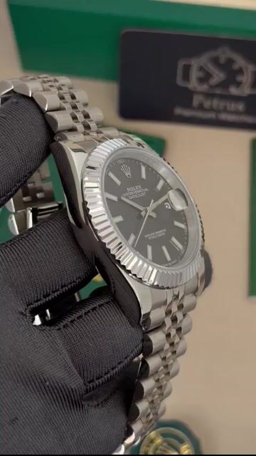 Video de Datejust 40mm - AÇO/MOSTRADOR CINZA