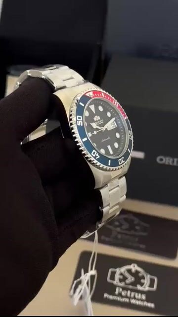 Video de Orient Submariner Pepsi F49SS026NH 42mm - AÇO/MOSTRADOR AZUL