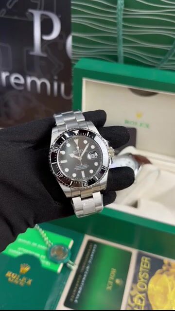 Video de Sea-Dweller 43mm - AÇO/MOSTRADOR PRETO