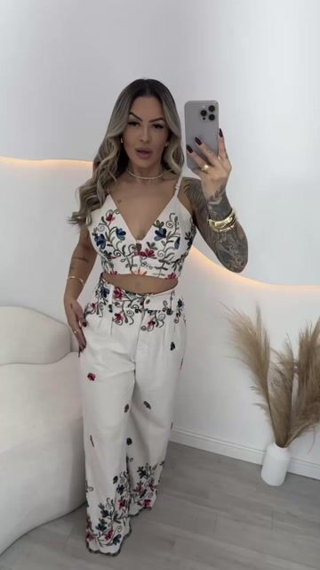 Vídeo de Conjunto Floral Linho