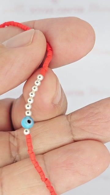 Video de Pulsera Plata 925 Roja Ojo Turco 18cm A 22 Cm Mcs - C2277