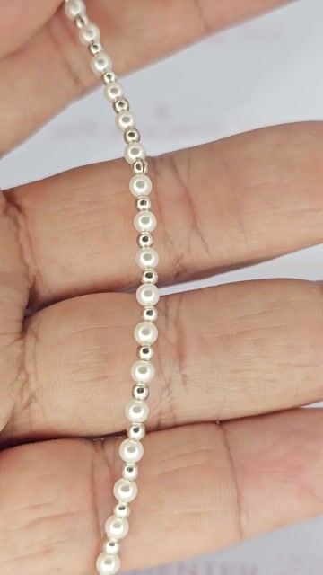 Video de Pulsera Plata 925 Perlas 16cm Extensible A 20 Cm Mcs - C2271