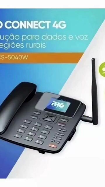 Vídeo de Terminal 4G Roteador Wi-Fi e Telefone Fixo Proeletronic PROCS-5040W Bivolt