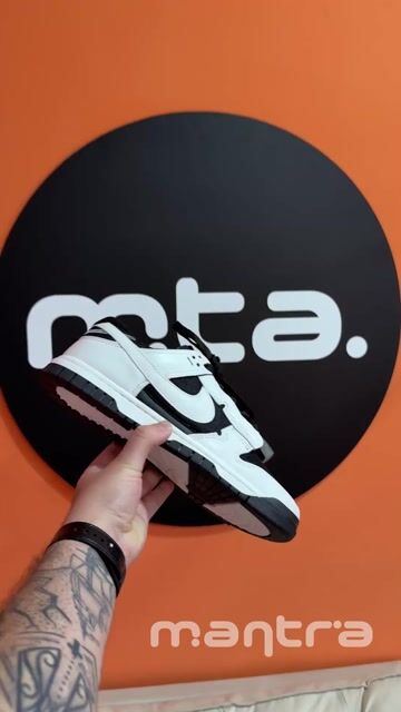 Video de Nike Dunk Jumbo - Preto Branco/Panda Reverse