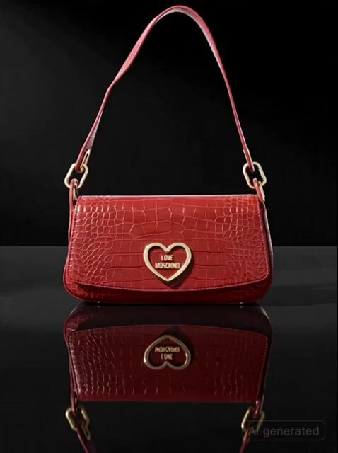 Video de Cartera Love Moschino efecto cocodrilo