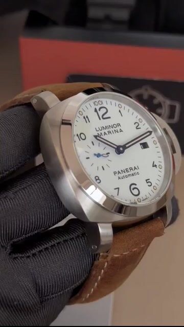 Video de Panerai Luminor Marina 47mm - AÇO/MOSTRADOR BRANCO - COURO