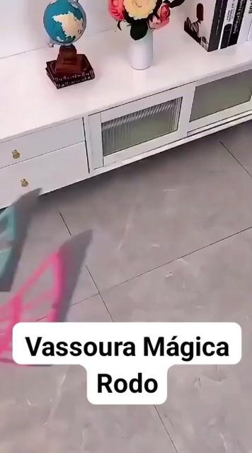 Video de Vassoura Mágica Rodo Tira Pelo Limpa Vidro Cabo Grande 90cm