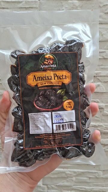 Vídeo de Ameixa Preta Seca Sem Caroço 1kg