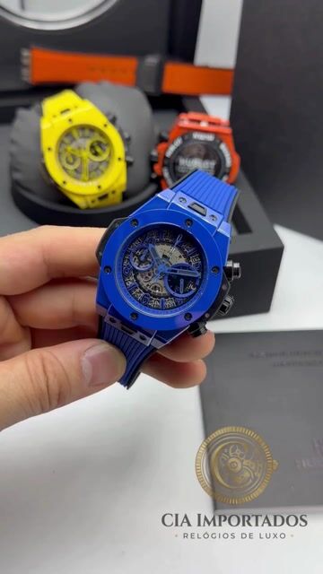 Vídeo de Big Bang Relógio Premium Azul Masculino | CIA IMPORTADOS
