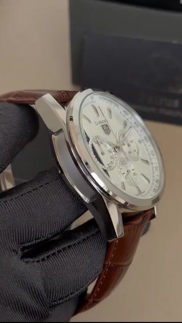 Video de TAG Heuer Carrera 45mm - AÇO/MOSTRADOR BRANCO - COURO