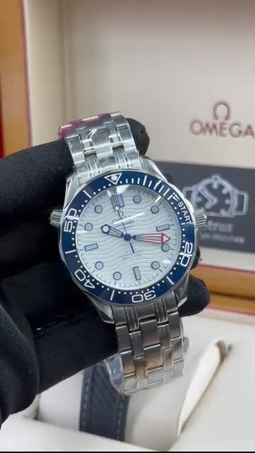 Video de Omega Seamaster 42mm - AÇO/MOSTRADOR BRANCO