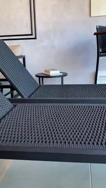 Vídeo de CHAISE CHIPRE EM ALUMINIO E CORDA NAUTICA (CADA)