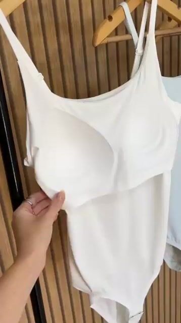 Vídeo de Body Basic Poliamida Alças Martha