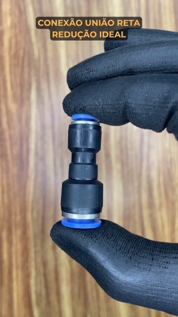 Vídeo de União de Redução Pneumática 16 mm x 12 mm – Conexão Push-In