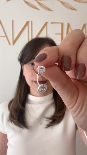 Vídeo de Brinco Ear Jacket Dois Pontos de Luz 6mm e 8mm Virginia