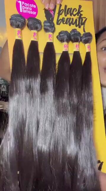 Video de Cabelo Ondas Marcantes 70cm Castanho médio _ Visual natural e sofisticado