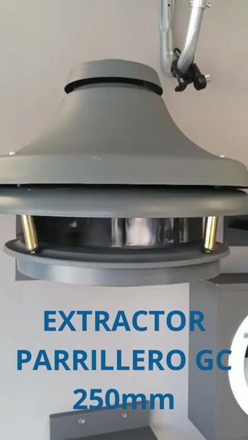 Video de Extractor De Aire Parrillero Gc 250 Hongo Campana