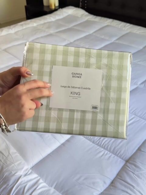 Video de Juego de Sabanas Cuadrille King Verde GH-2051K-V