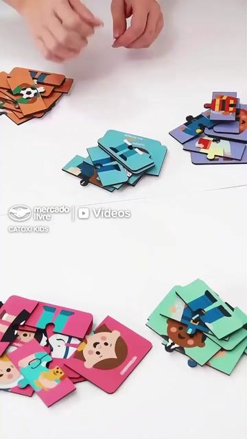 Video de Jogo Infantil Educativo em Madeira Brincando com as Profissões