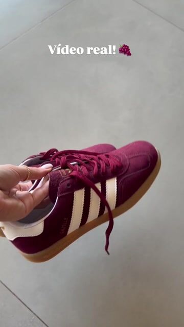 Video de TÊNIS GAZELLE MARSALA PREMIUM CAMURÇA {LINHA SOFISTICADA}