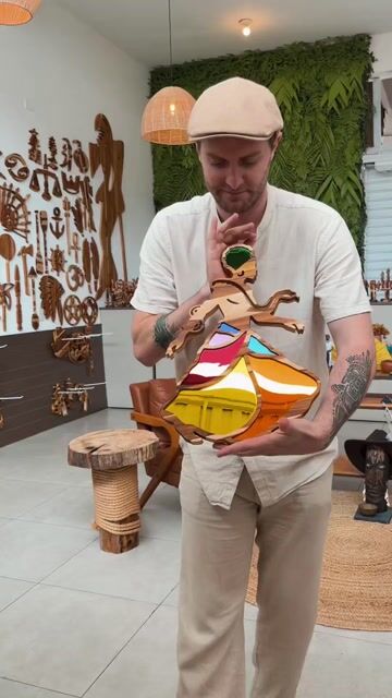 Vídeo de Oxumaré Espelhado - 45cm Alt