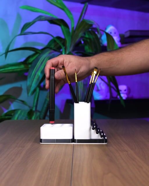 Vídeo de Ferramentas do Pintura/Maquiagem - Organizador de mesa