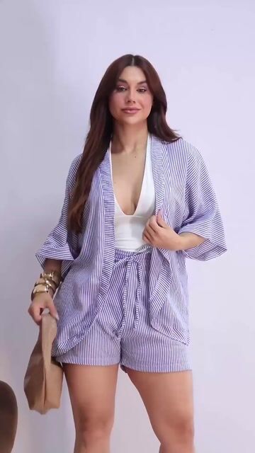 Vídeo de Conjunto Catarina Poly Stripe