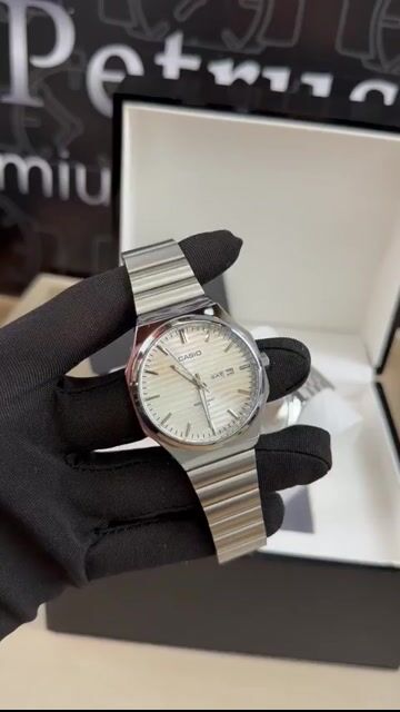 Video de Casio Day-date 36mm - AÇO/MOSTRADOR BRANCO