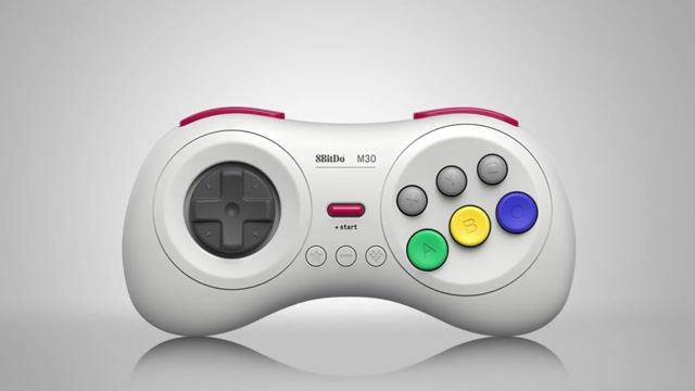 Video de 8BitDo M30 Bluetooth gamepad (White) (80HA02)