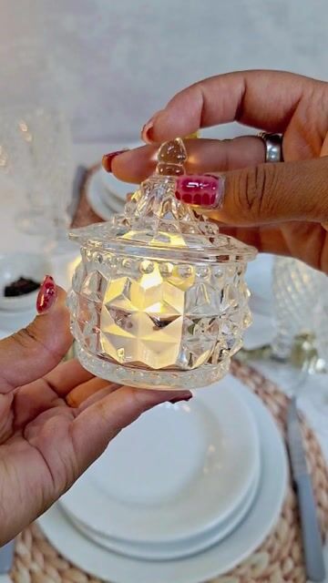 Video de Portavela Caramelera Vidrio Transparente Vela Deco