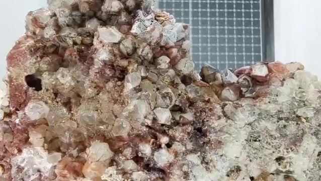 Video de 1.88 kg Cuarzo Hematoide Rojo (3 Piezas) - Mineral de Colección