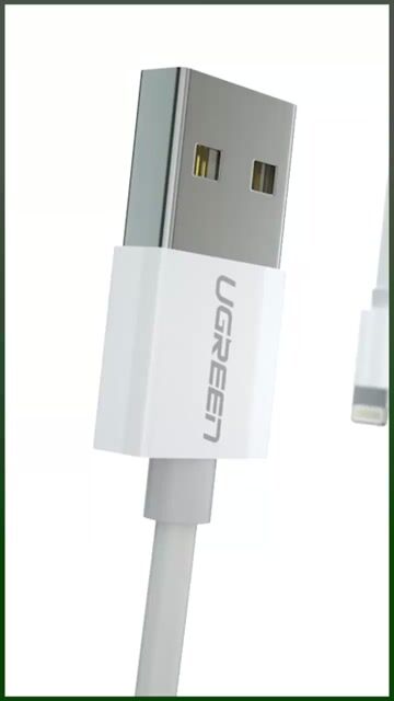 Video de Cable USB-A a Lightning MFi PD 2.4a Ugreen US155